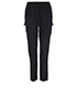 REDValentino Studded Silk Trousers, front view