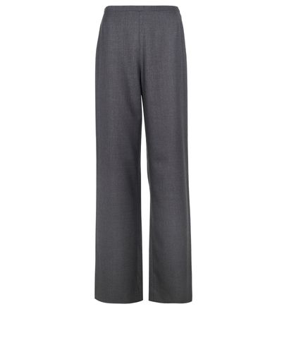 The Row Straight Leg Trousers, front view