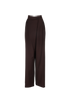 The Row Willow Trousers, £250, Clothing, Brown, Wool, Front view