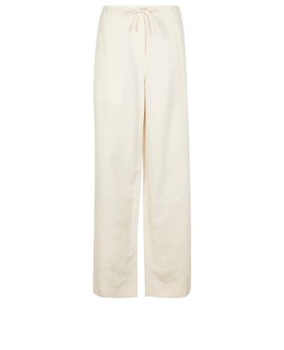 The Row Drawstring Wide Leg Trousers, front view