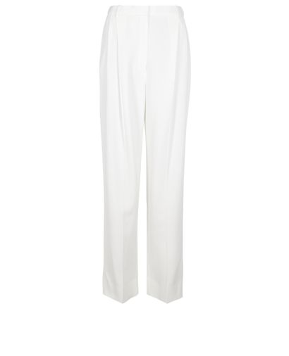 The Row High Waisted Pleated Trousers, front view