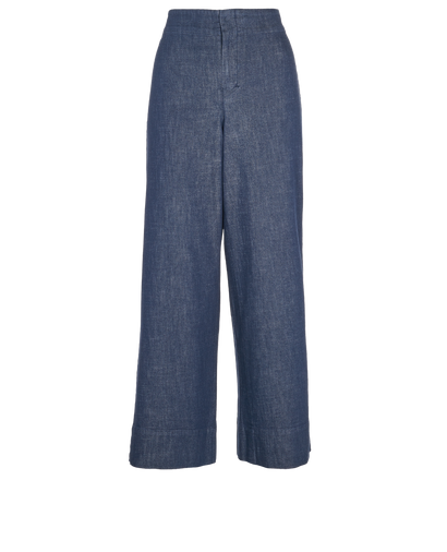 S MaxMara Wide Leg Cropped Jeans, front view