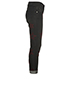 Stella McCartney Black Embroidered Jeans, side view