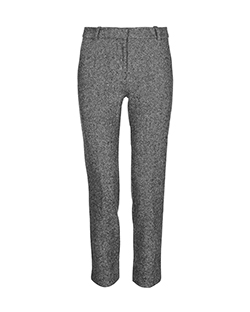 Stella McCartney Tapered Trousers, Wool, Grey/Black, UK6