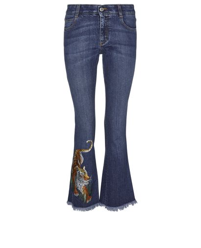 Stella McCartney Tiger Jeans, front view