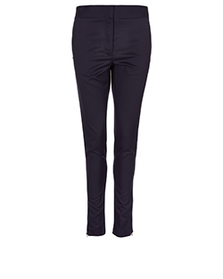 Stella McCartney Tapered Trousers, Wool, Navy, 12, 3*