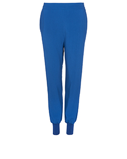 Stella McCartney Relaxed Trousers, Acetate, Blue, 10, 4*