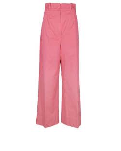 Sportmax Straight Leg Trousers, Cotton, Pink, UK8, 3*