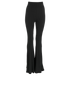 Self-Portrait Ribbed Knit Trousers, front view