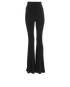 Self-Portrait Ribbed Knit Trousers, back view