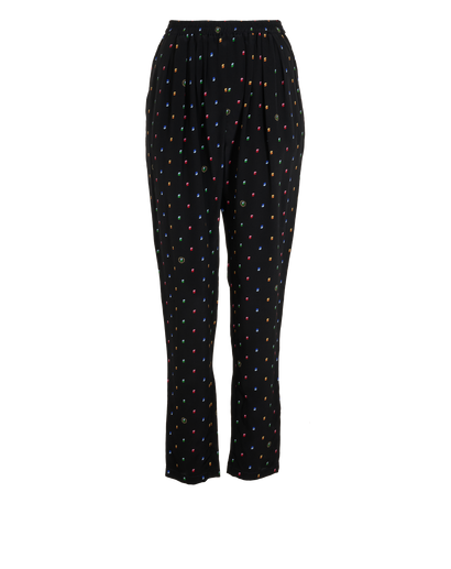 Stella McCartney Lightweight Trousers, &pound;180, Clothing, Black, Silk, Front view