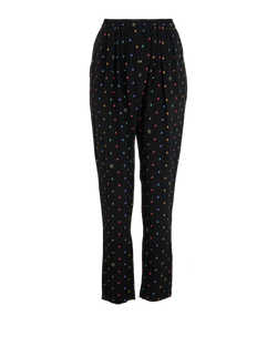 Stella McCartney Lightweight Trousers, Silk, Black, UK8, 3*