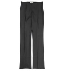 The Row Slipt Hem Trousers, Wool, Black, UK 10, 3*