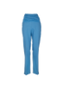 Burberry High Waisted Trousers, &pound;220, Clothing, Blue, Wool, Front view