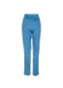 Burberry High Waisted Trousers, &pound;220, Clothing, Blue, Wool, Back view