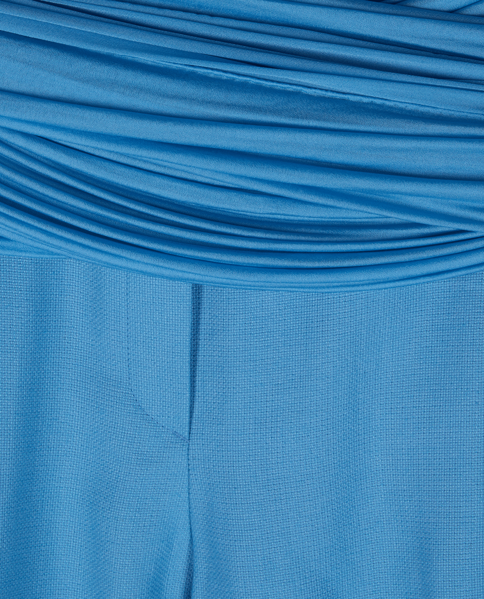 Burberry High Waisted Trousers, &pound;220, Clothing, Blue, Wool, Other view