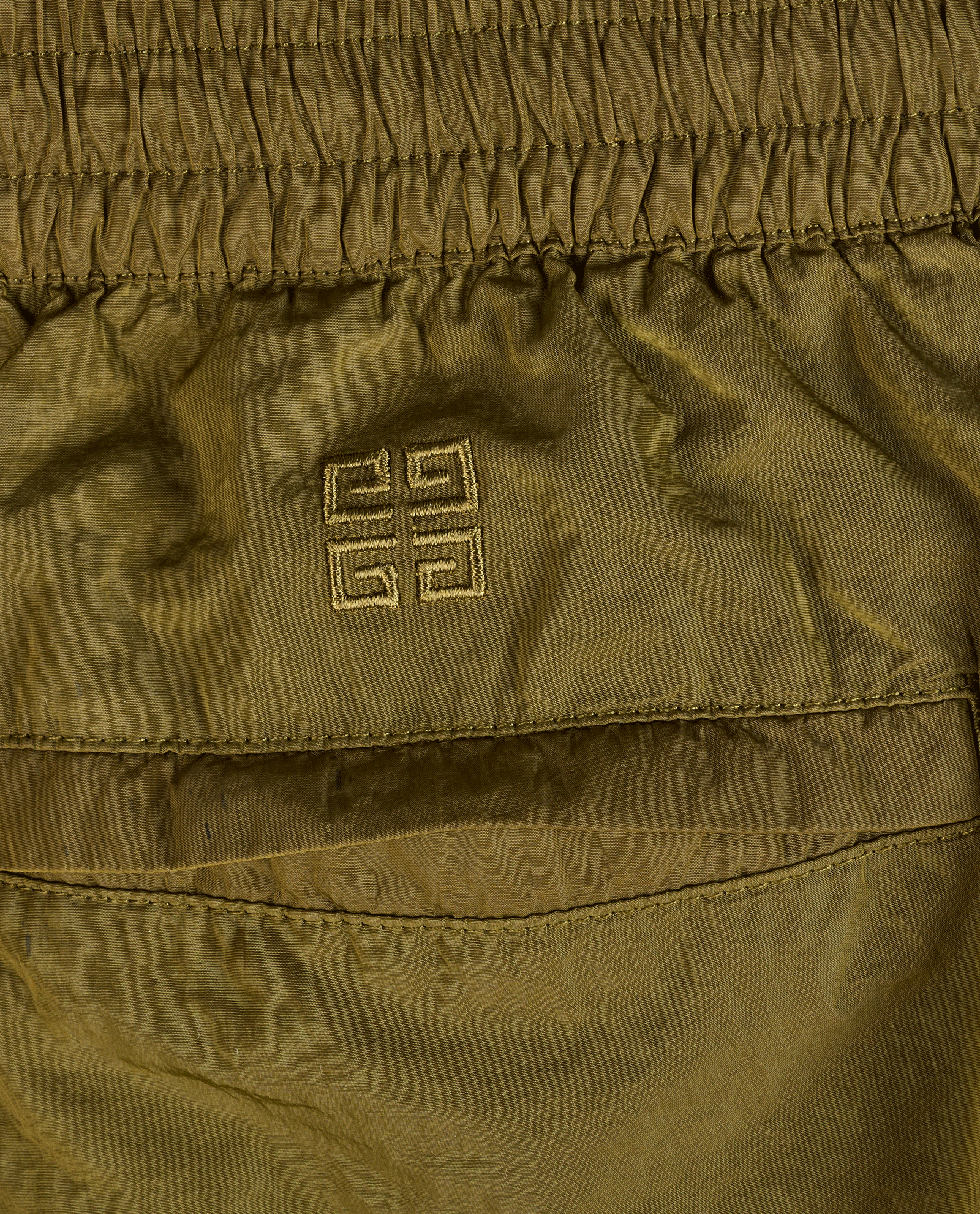 Givenchy Track Pants, &pound;220, Clothing, Khaki, Polyester (Polymer), Other view