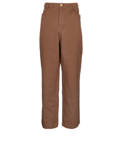 Jacquemus La Montagne Cargo Trousers, Men, Cotton, Brown, Sz L, 3*