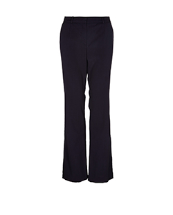 Valentino Straight Cut Trousers, Wool, Navy, 10, 2*