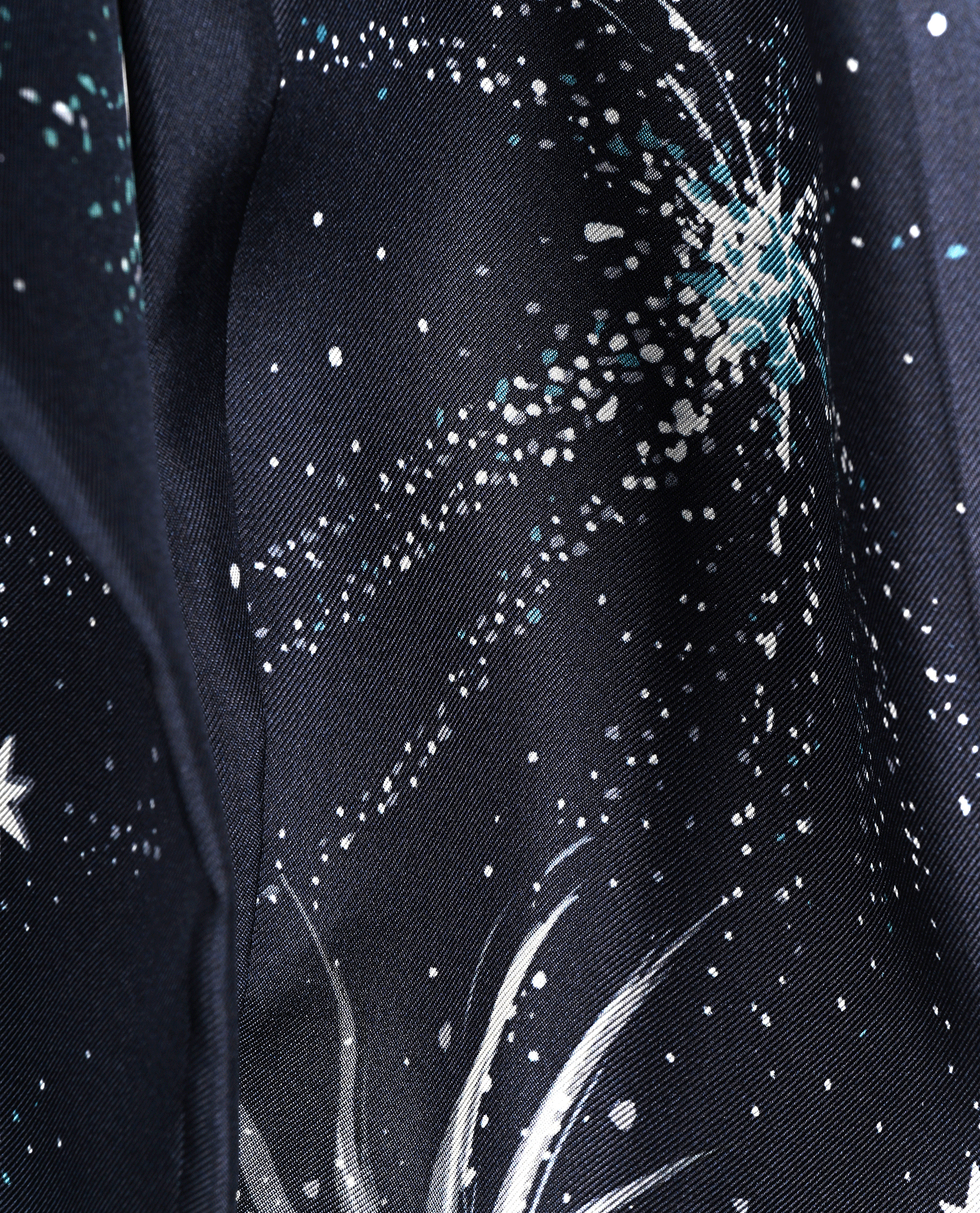 Valentino Celestial Print Trousers, &pound;150, Clothing, Blue, Silk, Other view