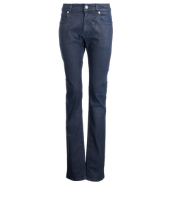 Versace Slim Jeans, Mens, Cotton, Blue, UK14, 3*