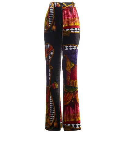 Versace Printed Trousers, front view