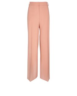 Victoria Victoria Beckham Wide Trousers, Polyester, Pink, UK12, 3*