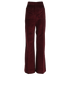 Victoria Beckham Corduroy Trousers, £150, Clothing, Burgundy, Cotton, Front view
