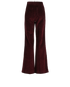 Victoria Beckham Corduroy Trousers, £150, Clothing, Burgundy, Cotton, Back view