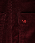 Victoria Beckham Corduroy Trousers, £150, Clothing, Burgundy, Cotton, Other view