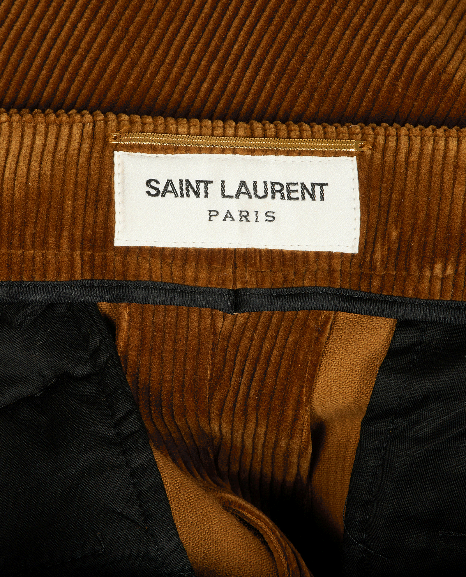 Saint Laurent Corduroy Trousers, &pound;220, Clothing, Brown, Cotton, Other view
