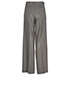 Yves Saint Laurent Pinstripe Belted Trousers, back view