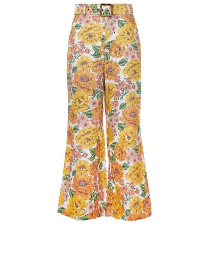 Zimmermann Poppy Crop Flare Pants, front view