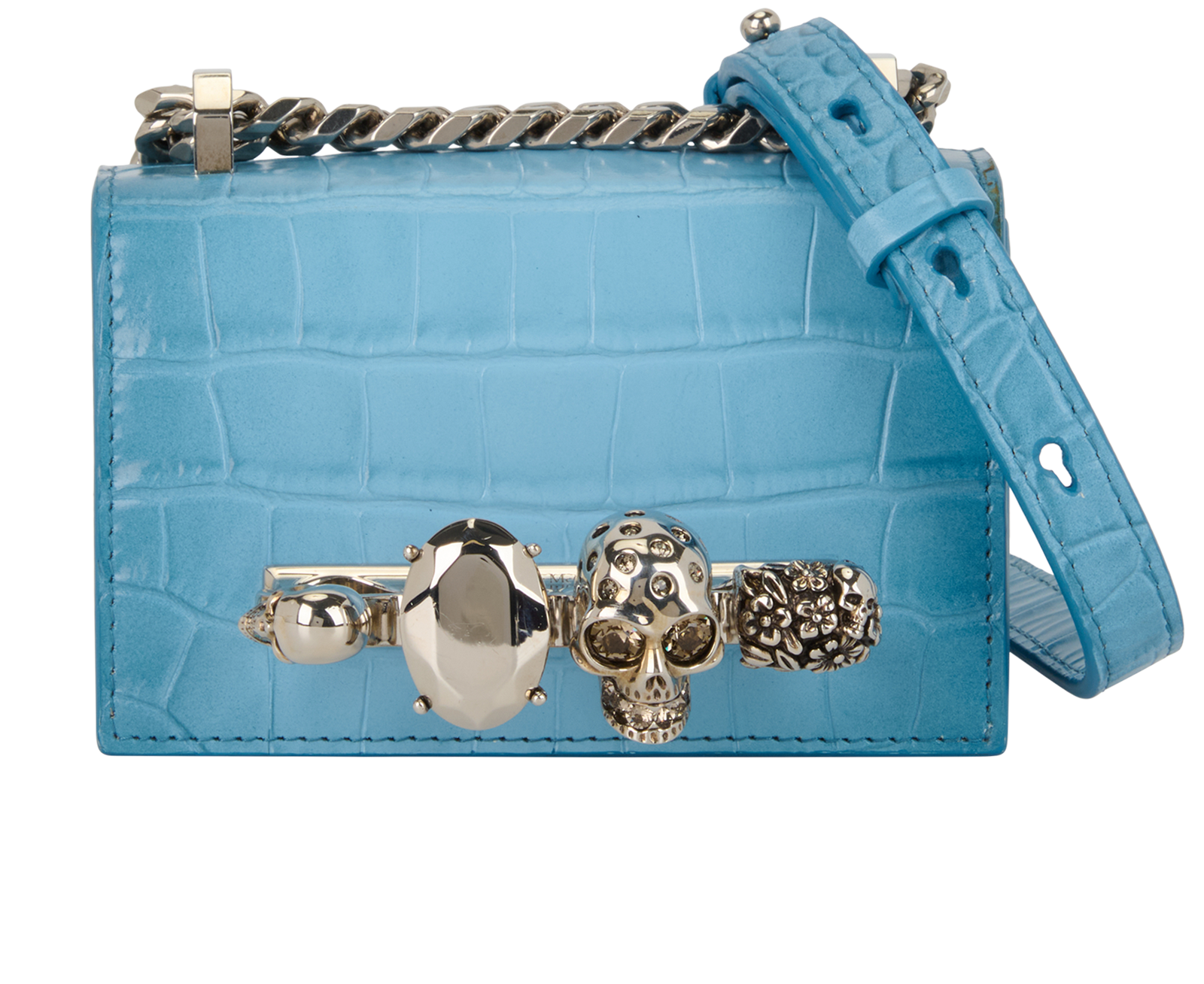 Pre-loved Embossed Jewelled Satchel - £850