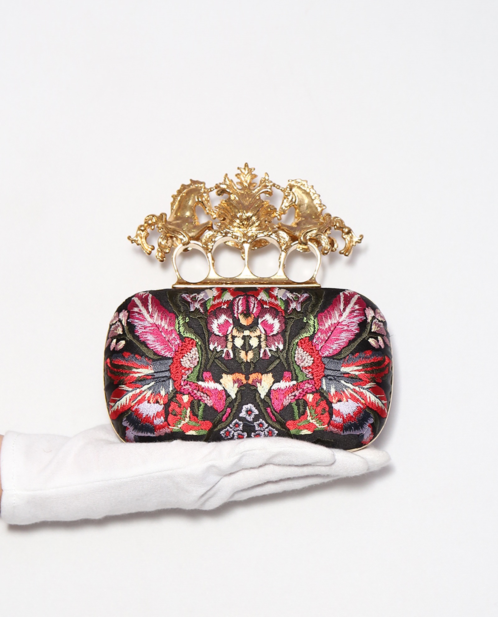 Unicorn Skull Clutch, Alexander McQueen Designer Exchange Buy