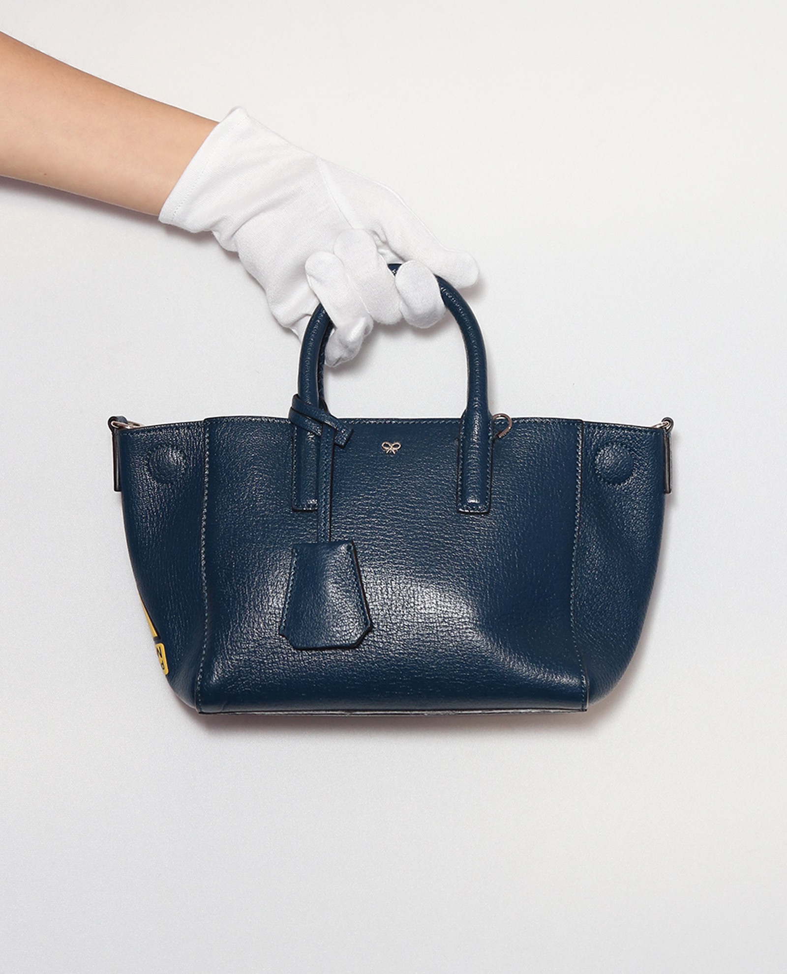 Caution Heavy Load Ebury Mini Tote, Anya Hindmarch Designer