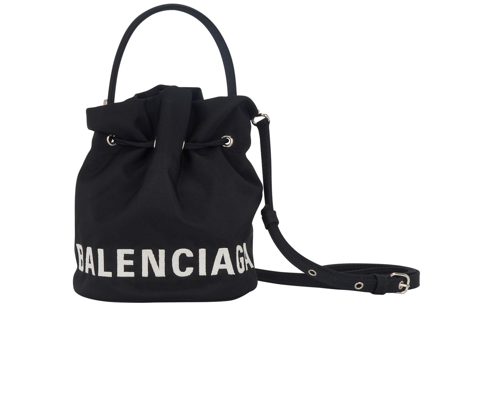 Balenciaga XS Wheel Bucket Crossbody Bag