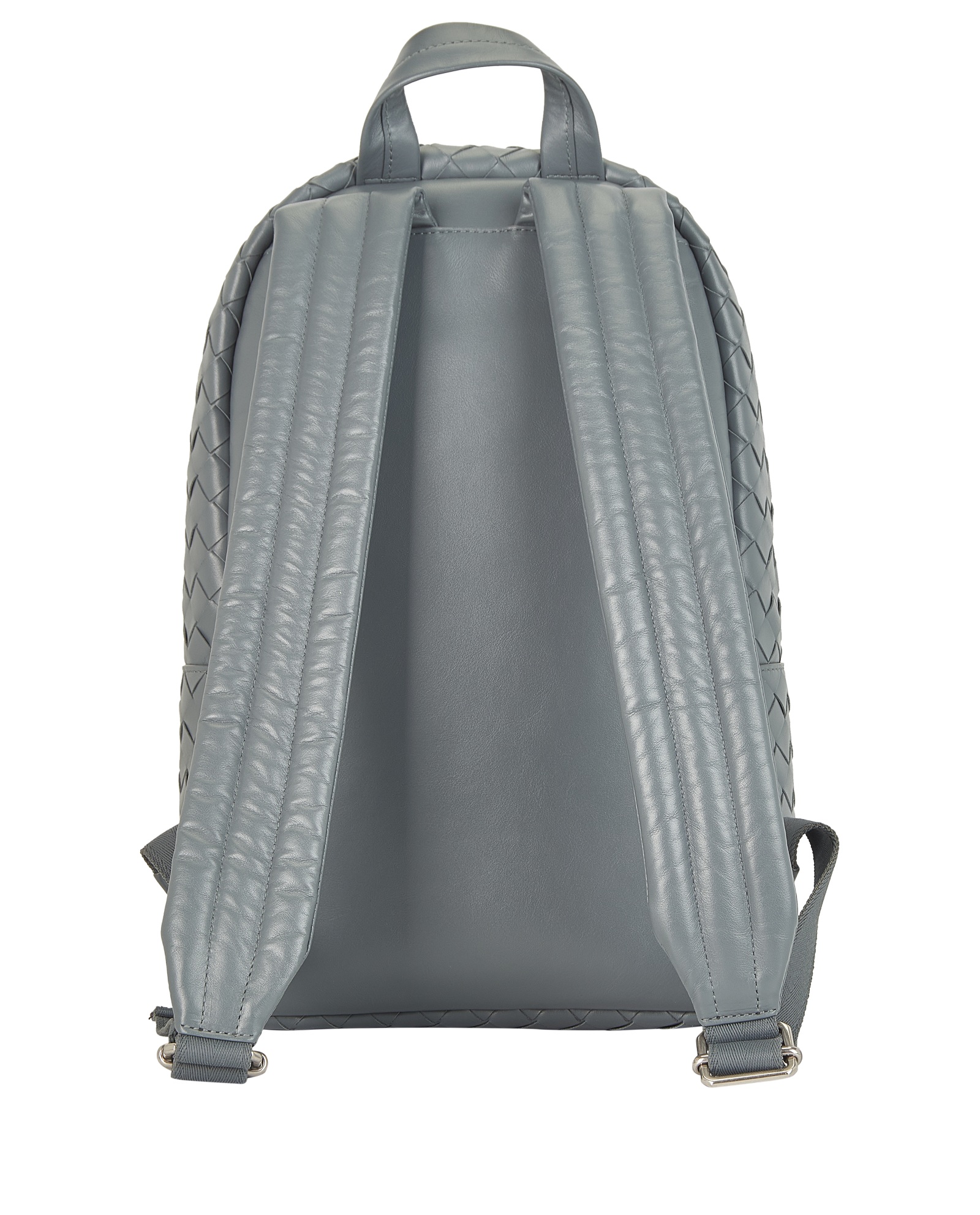 Bottega Veneta Intrecciato Calf Gray Backpack Daypack Bottega Veneta Nylon Intrecciato Padded Tech Fold Over  main image 2