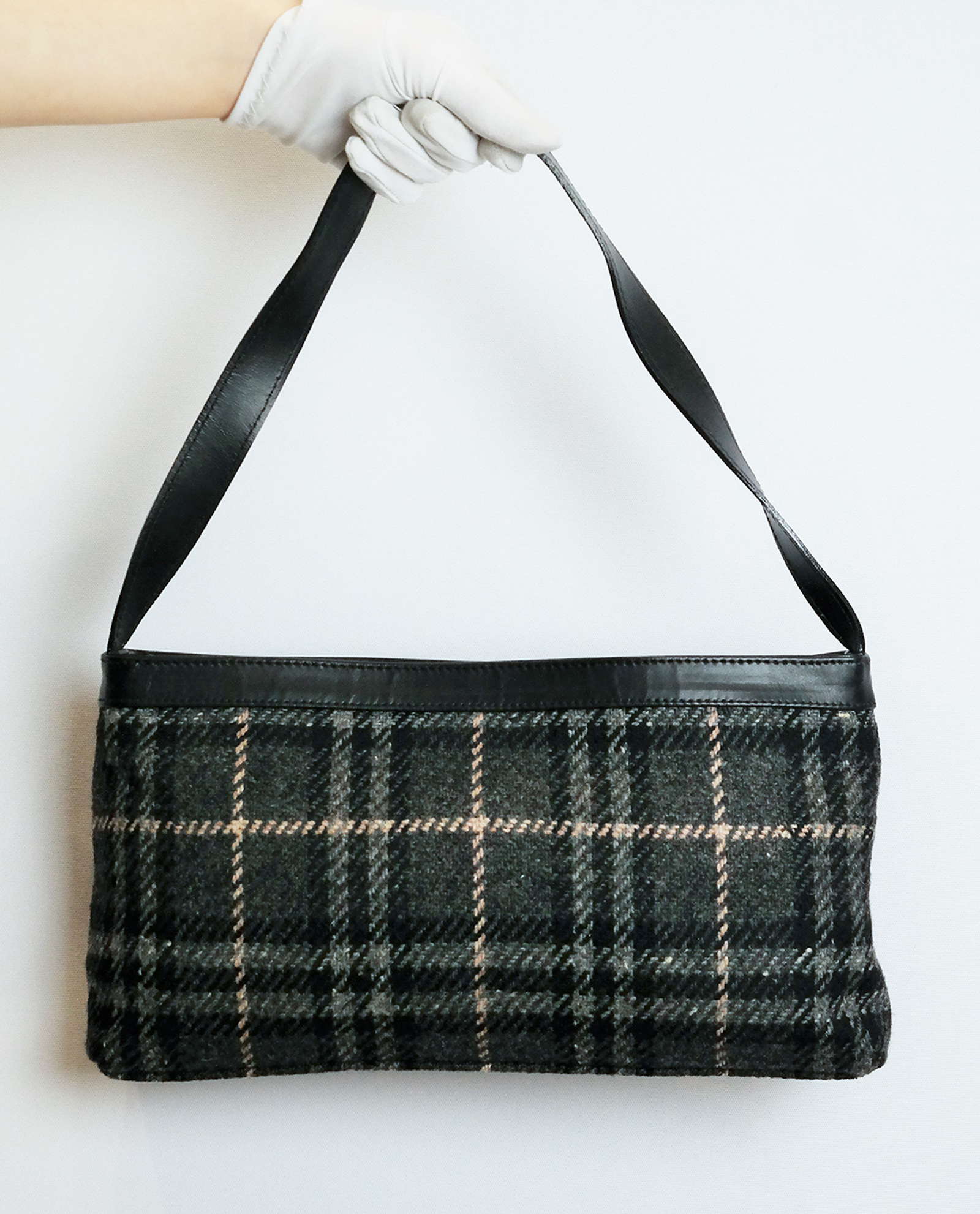 burberry tweed bag