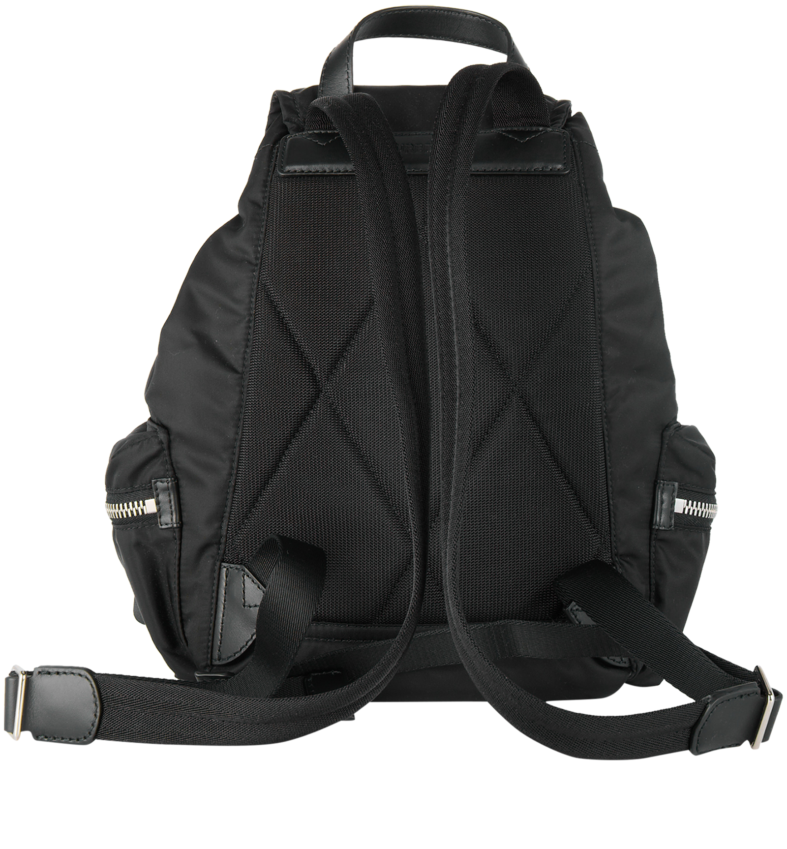 Burberry Black Backpack with White Marco Logo Panel Knight Backpack in Black - Men | Burberry® Official main image 3