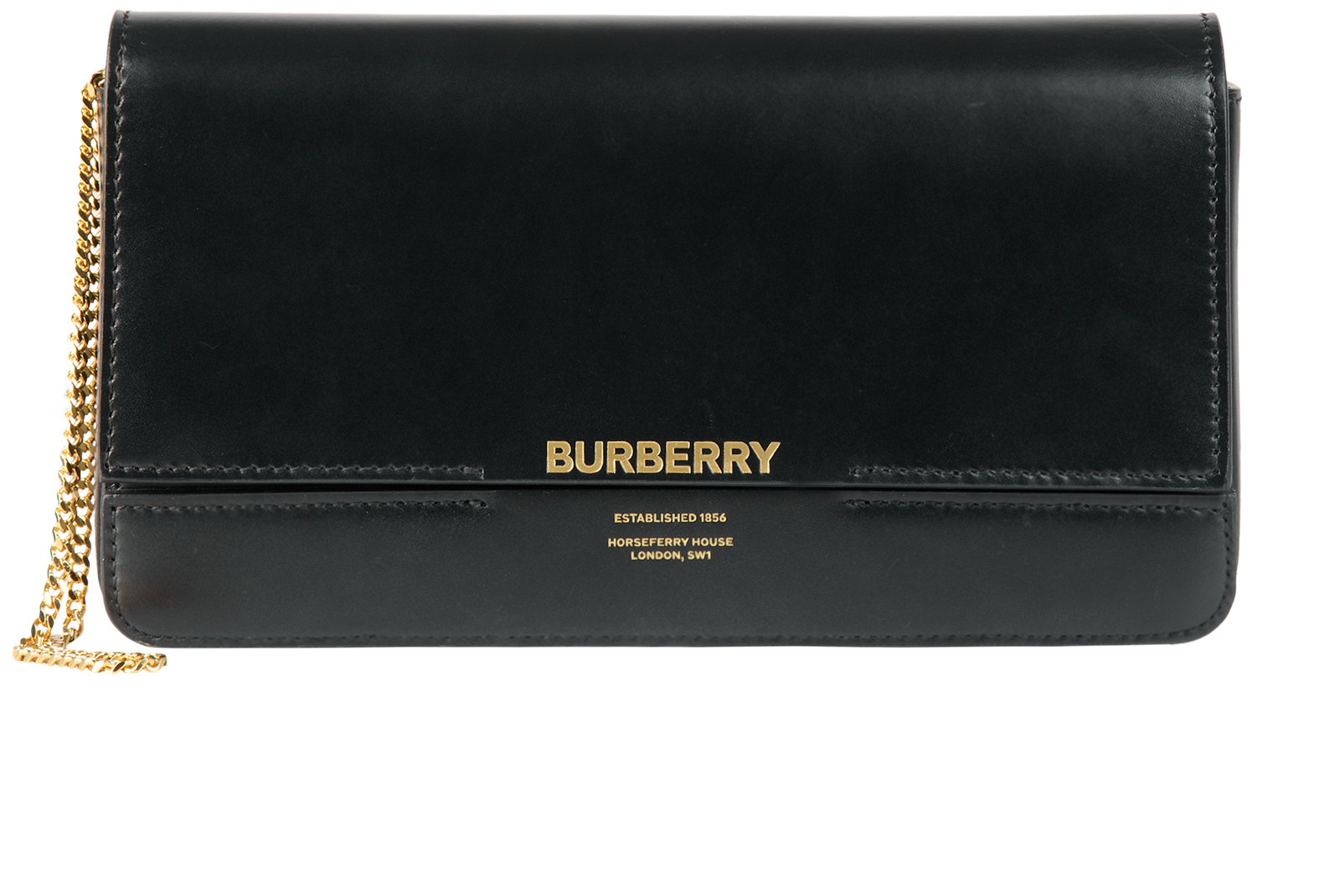 Large Gold Chain Clutch, Burberry Designer Exchange Buy Sell