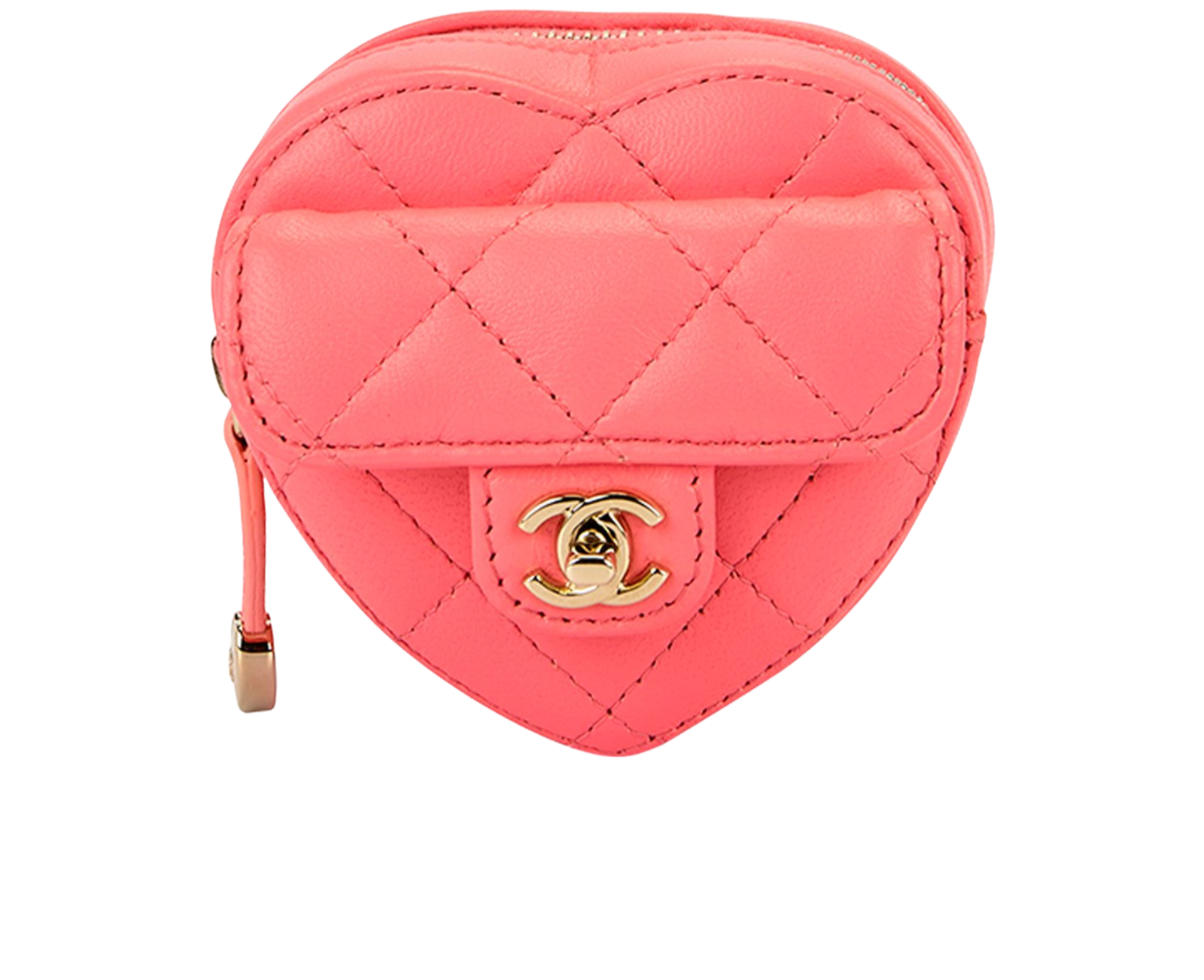 Heart Zipped Arm Coin Purse, Chanel Designer Exchange Buy Sell