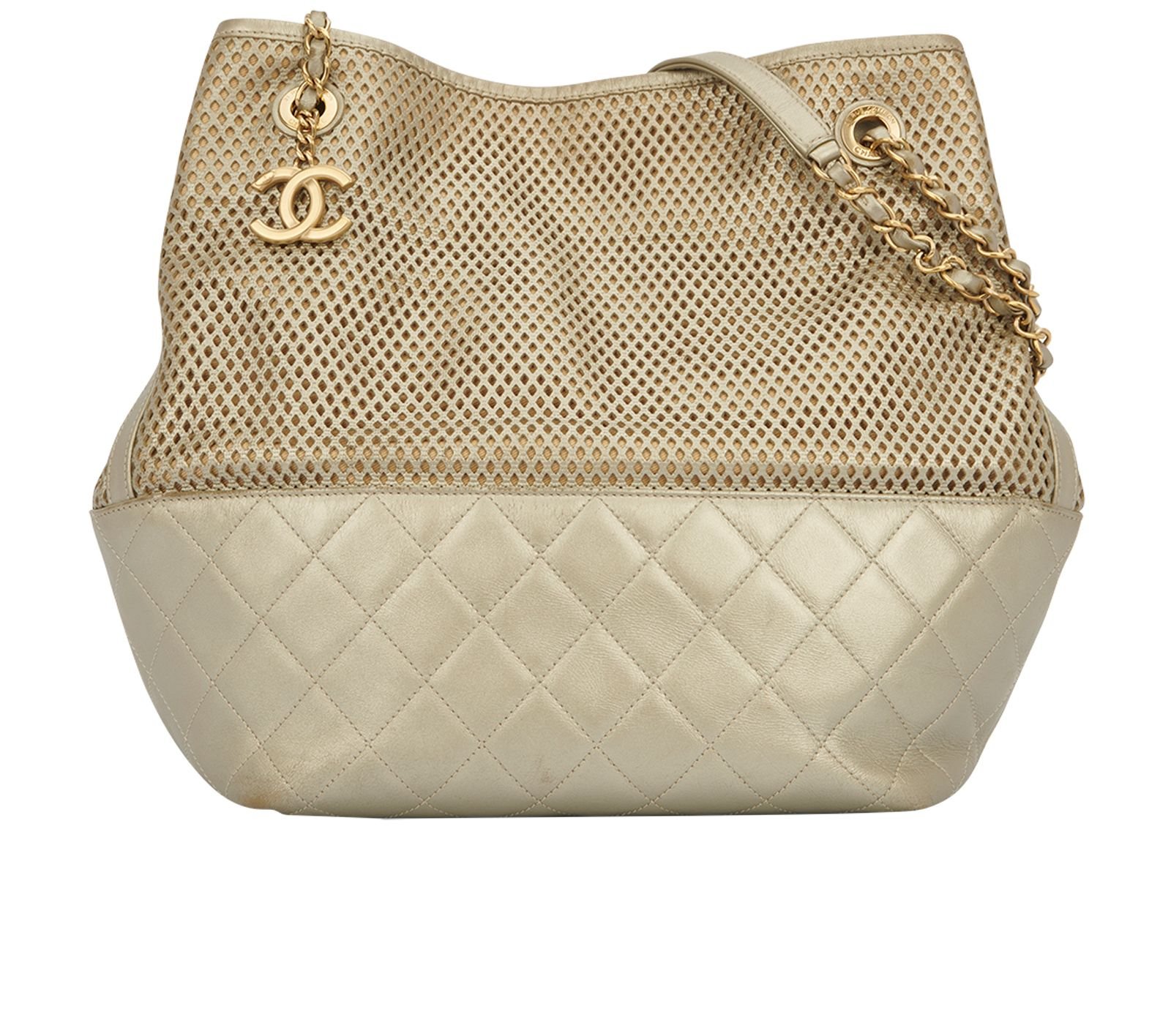 Chanel CC Perforated Tote (SHG-36030) – LuxeDH
