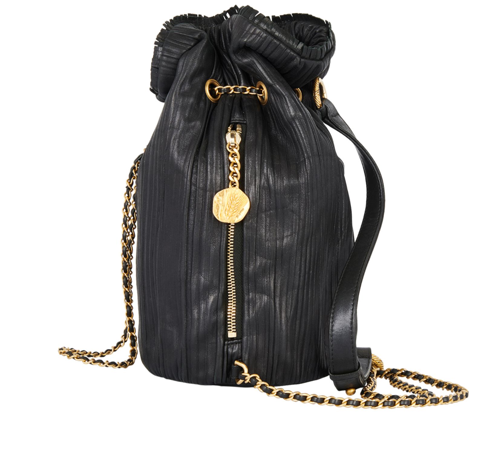 Chanel Coco Pleated Drawstring Bag, Chanel - Designer Exchange | Buy Sell  Exchange