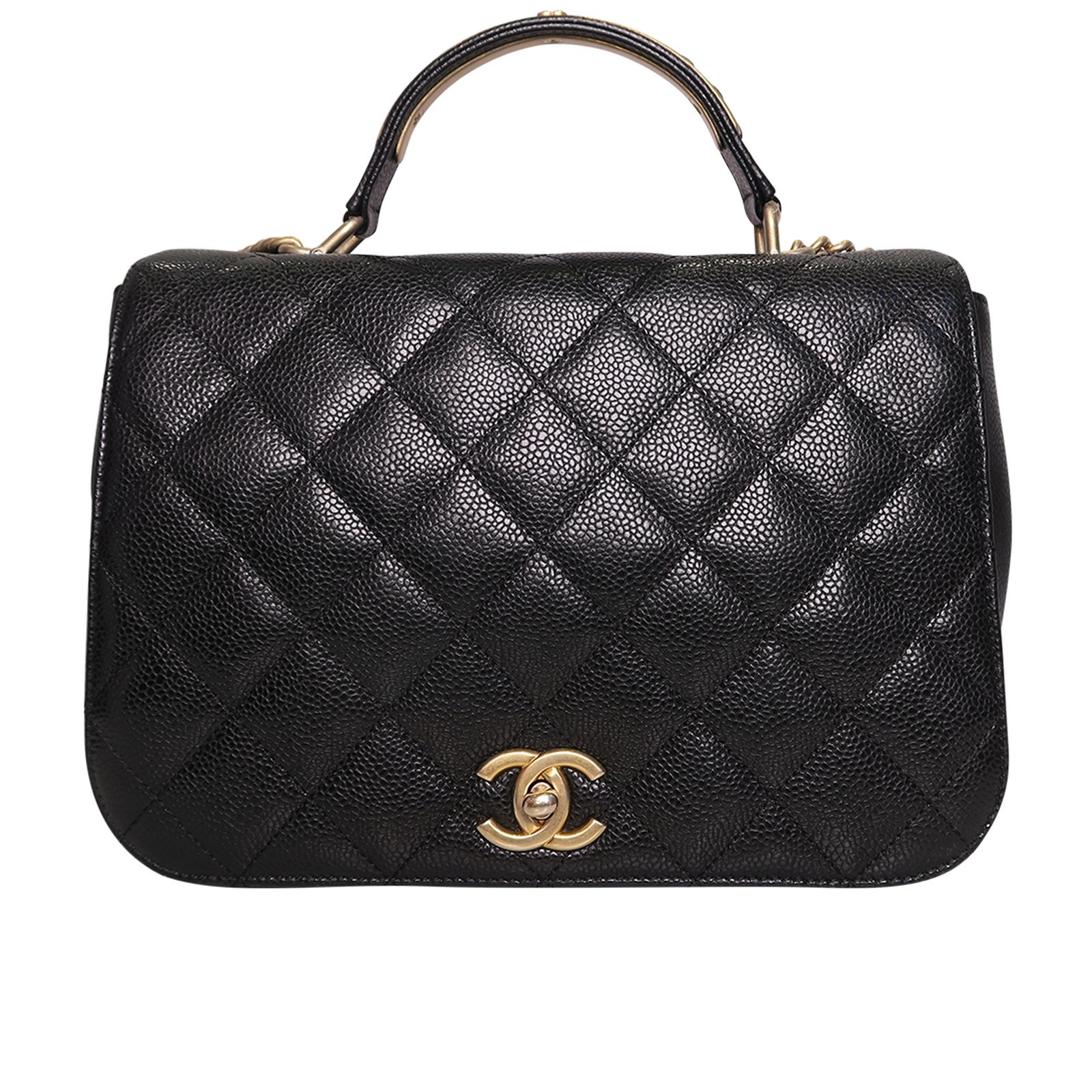 Carry Around Top Handle Flap Bag, Chanel Designer Exchange Buy