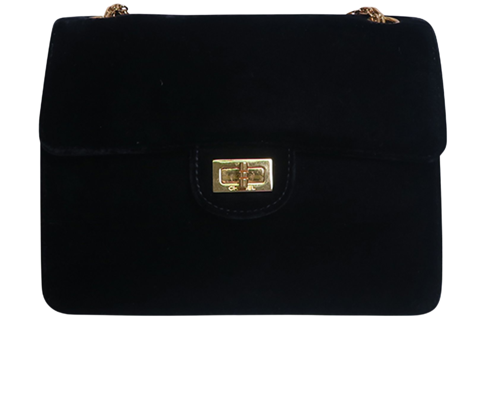 Velvet Mademoiselle Lock Flap Bag, Chanel - Designer Exchange  