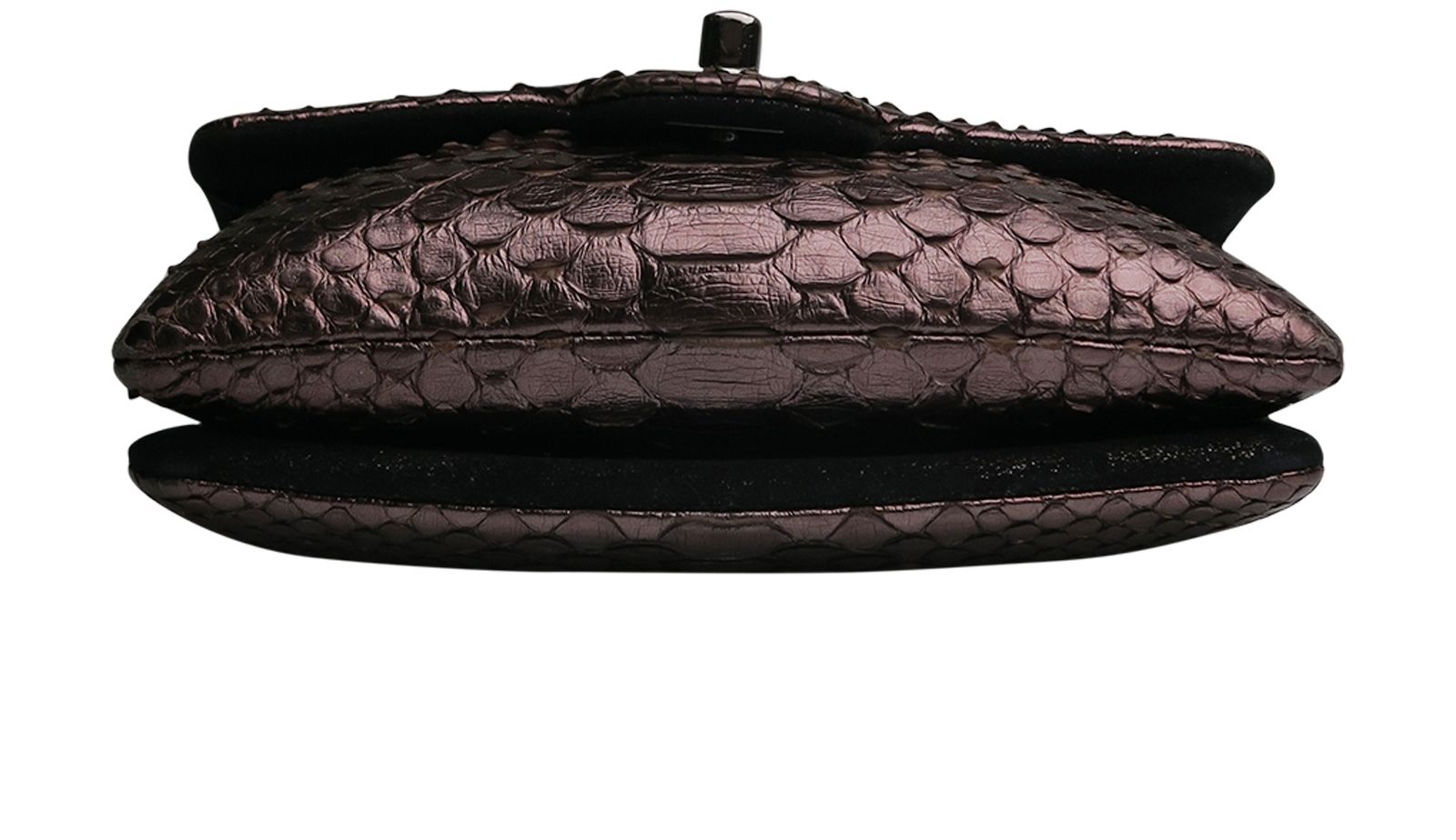 Black Chanel Python Mini Flap Python Mini Flap Crossbody Bag