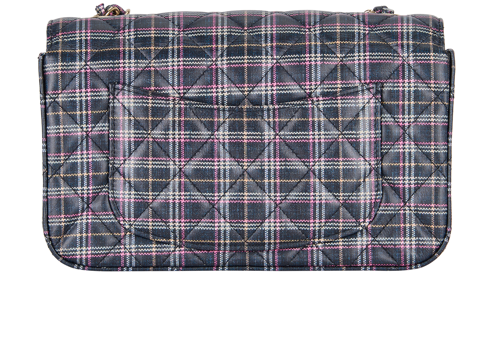 Pre-loved Check Mini Rectangular Classic Flap - £3,500