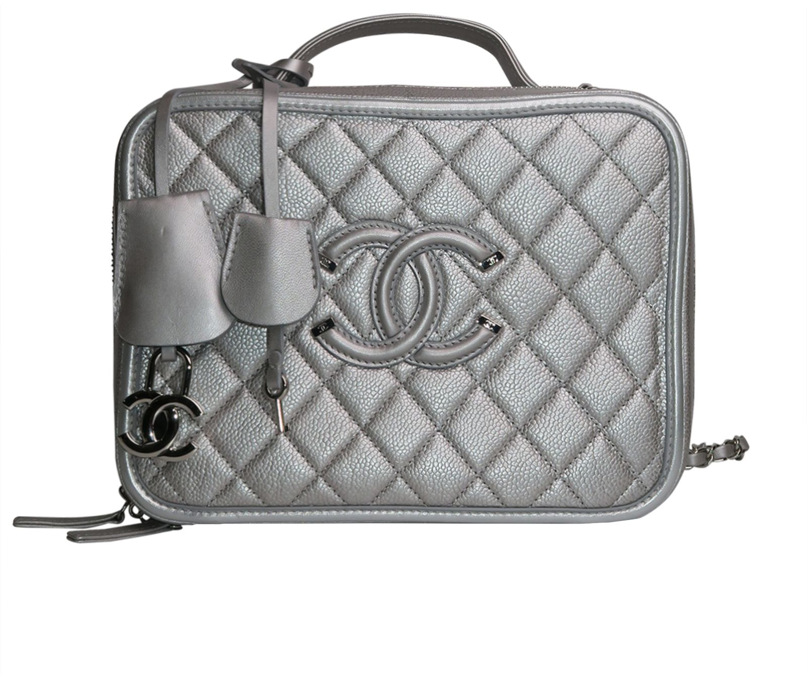 Chanel Large Filigree CC Vanity Case, Chanel Designer Exchange