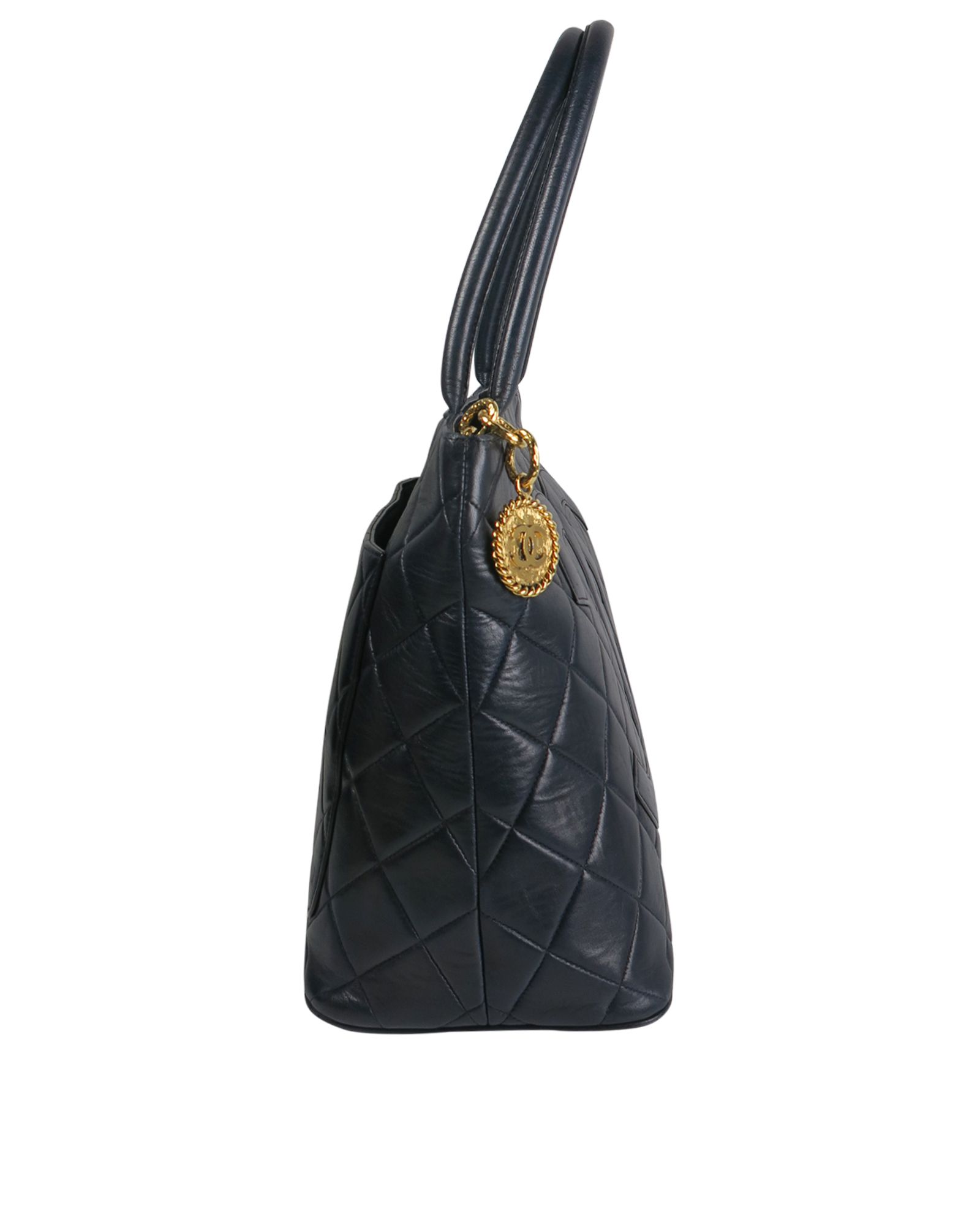Chanel Lambskin Medallion Tote - Burgundy Totes, Handbags - CHA922987